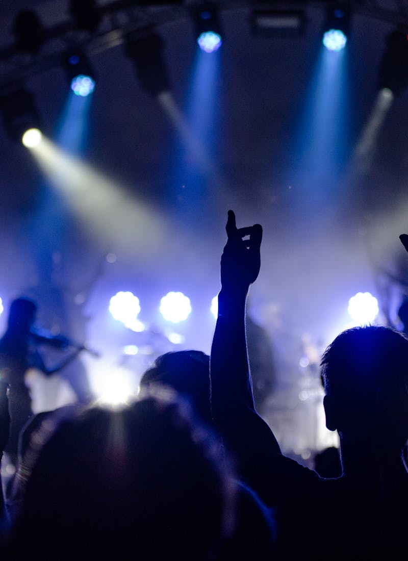 Candid celebration moment